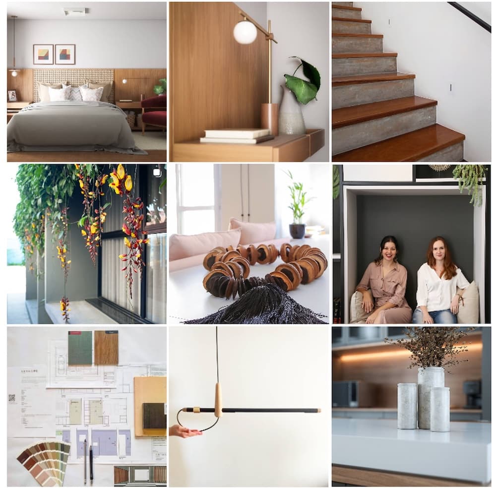 Mosaico com 9 imagens